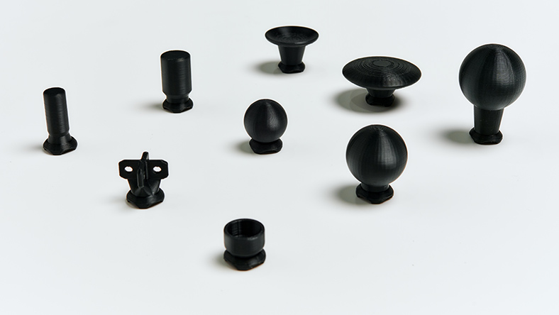 Front view of multiple Xbox Adaptive Thumbstick Toppers