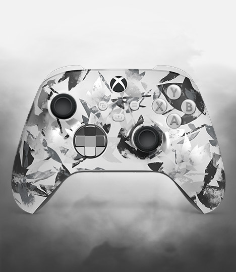 Front view of the Xbox Wireless Controller – Storm Breaker Special Edition.