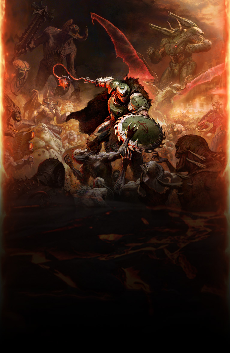 DOOM: The Dark Ages video featuring gameplay and cinematic cuts