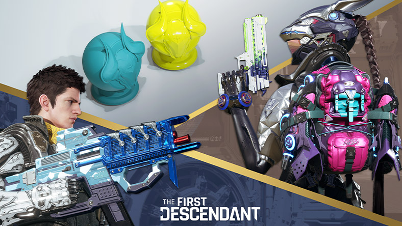 The First Descendant, pink back accessory, unique weapon skin, and more