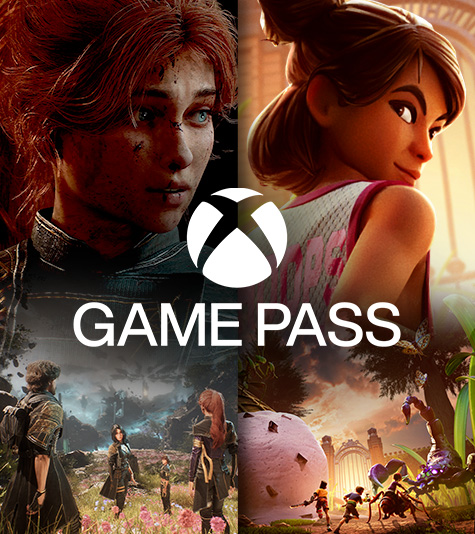 Multiple blades of game-art for different games available with Xbox Game Pass.