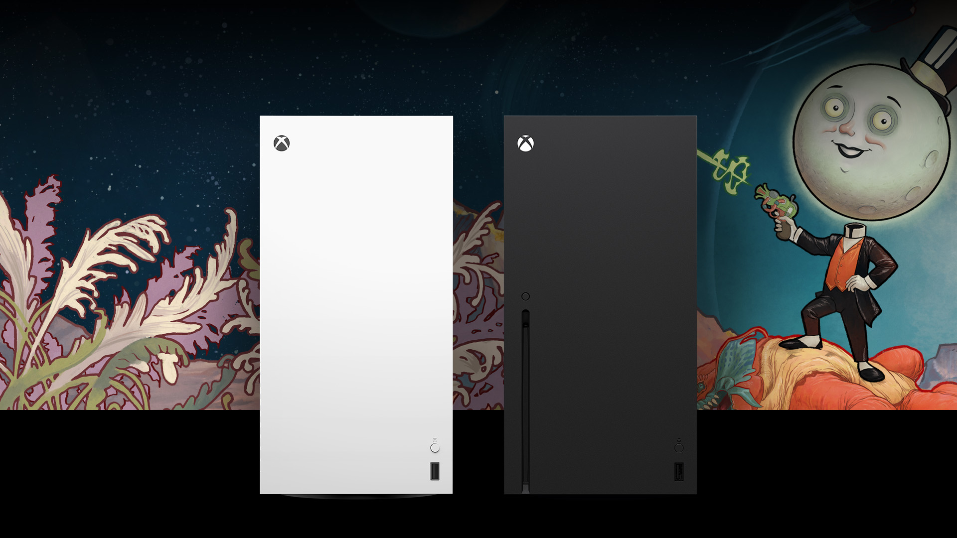 Xbox Series X – 1 TB 搭載デジタル エディション (ロボット ホワイト)、Xbox Series X – 1 TB 搭載 (カーボン ブラック)