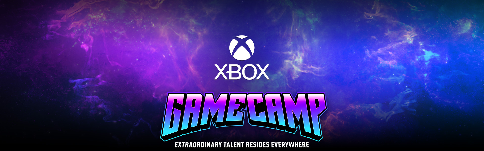 Xbox Game Camp logo, Extraordinary talent resides everywhere