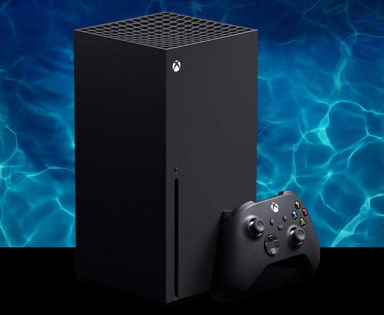 Xbox Series X console plus controller