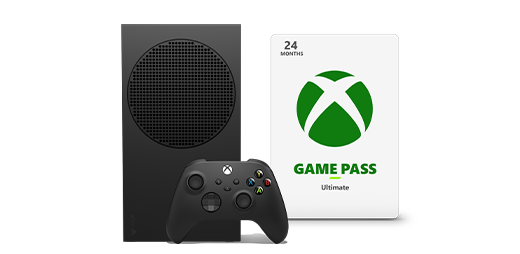 Konsola Xbox Series S z kontrolerem bezprzewodowym Xbox i kartą Xbox Game Pass dającą 24-miesięczny dostęp do subskrypcji Game Pass Ultimate