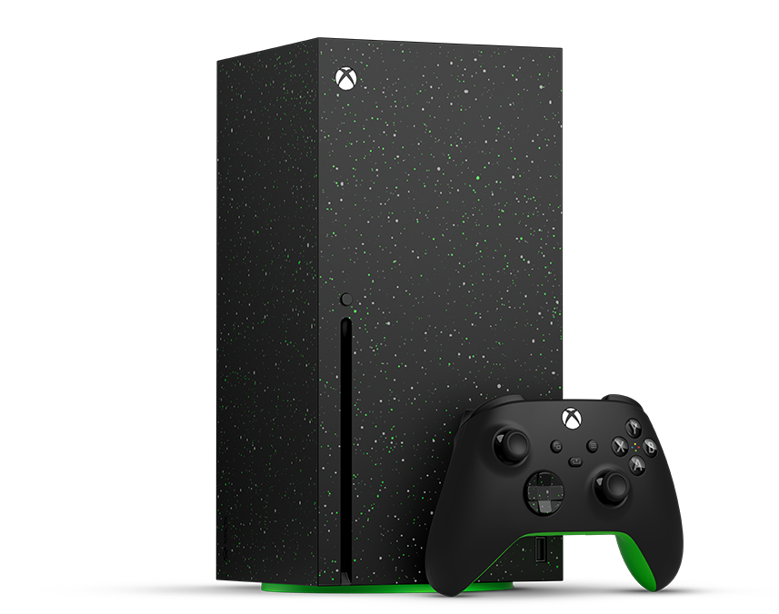 Xbox Series X - édition spéciale Galaxy Black 2 To avec manette sans fil Xbox édition spéciale Galaxy Black