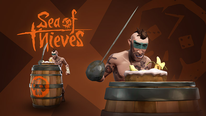 Sea of Thieves, Seventh Serving Emote pirate and dessert