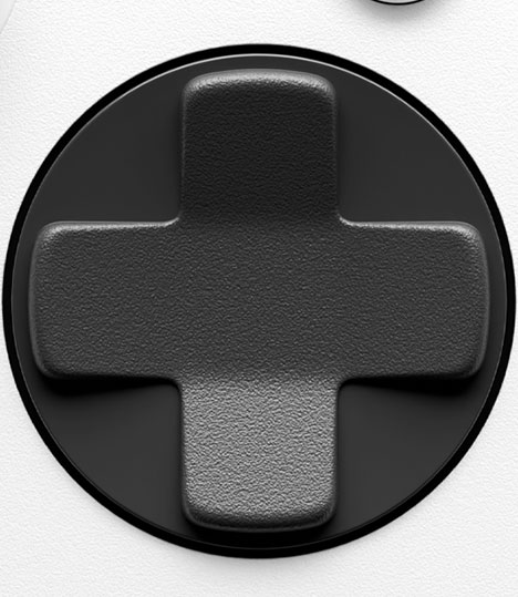 Close up of the XBOX Nano Controller directional pad