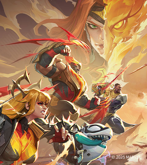 © 2025 MARVEL, A group of phoenix themed characters go head to head against dark forces. 