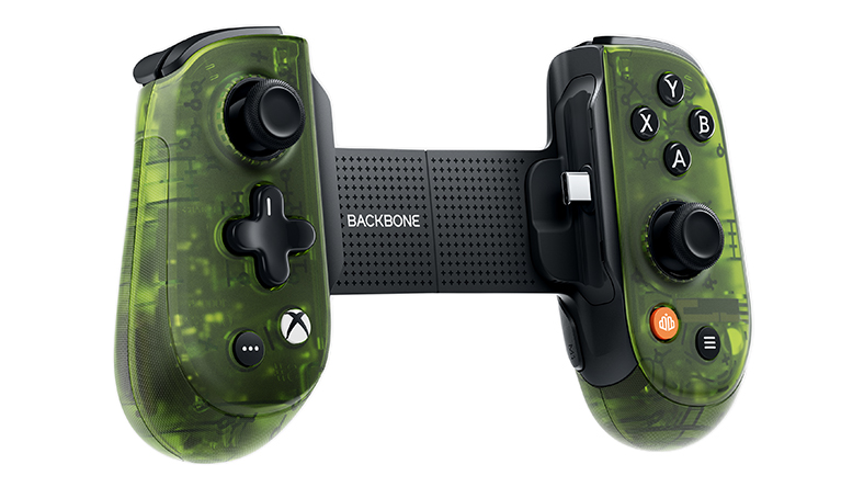 ¾ view of the Backbone Pro – XBOX Edition controller