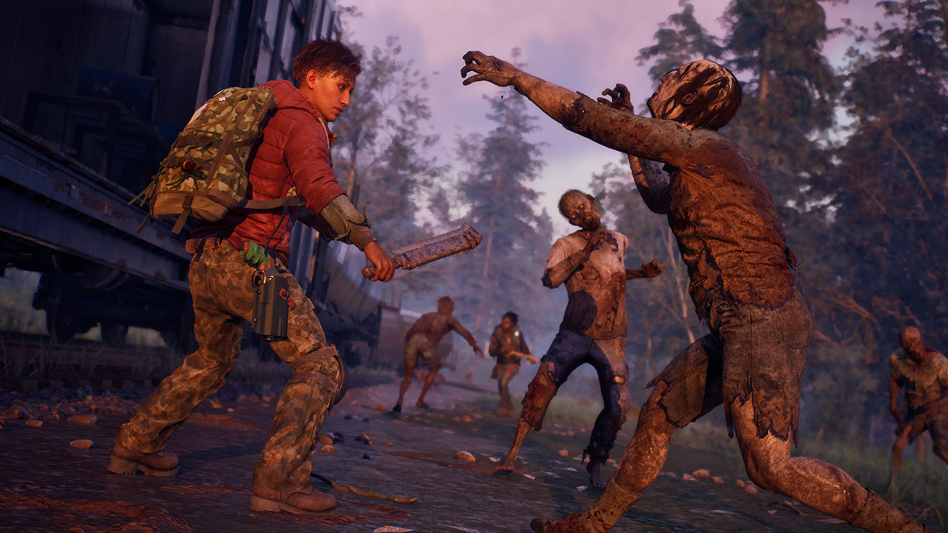 Co-op combat against zombie hordes in State of Decay 3 at night