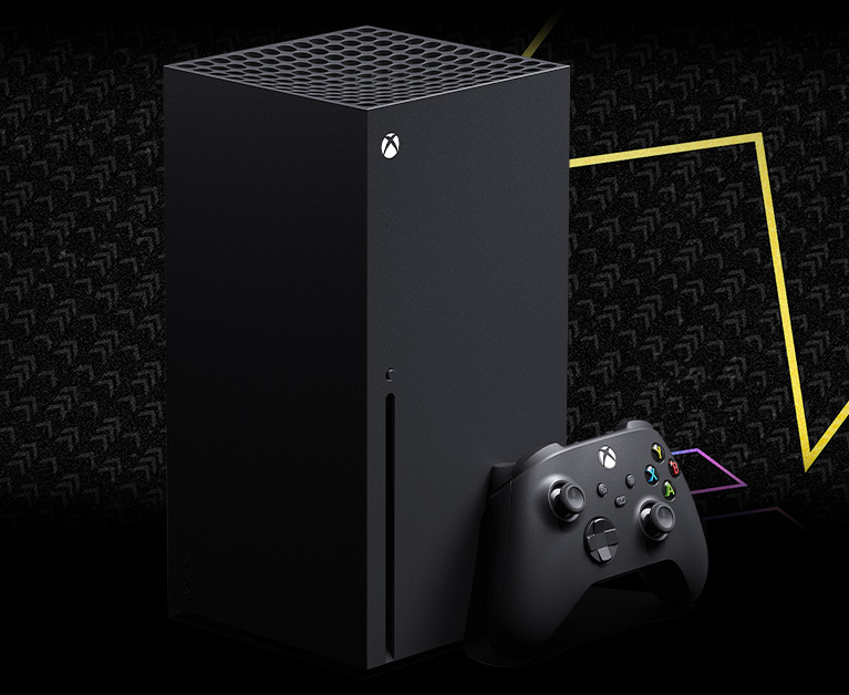 Xbox Series X console plus controller