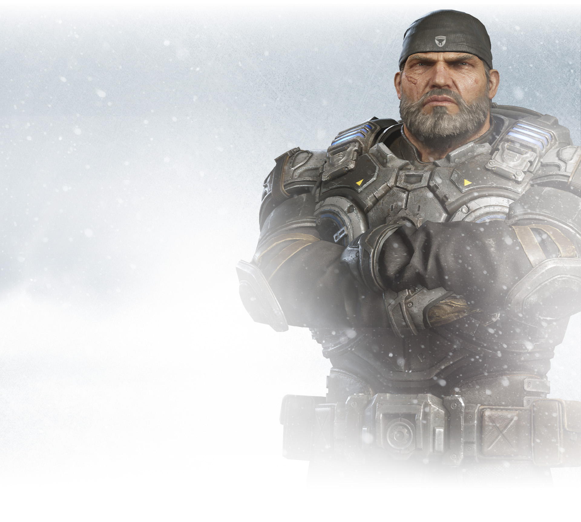 Torso view of Marcus Fenix
