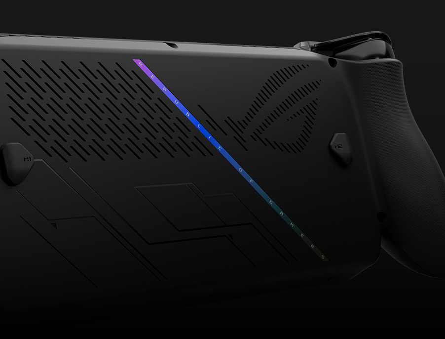 Back angle of the ROG Xbox Ally X