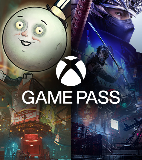 Multiple blades of game-art for different games available with Xbox Game Pass.