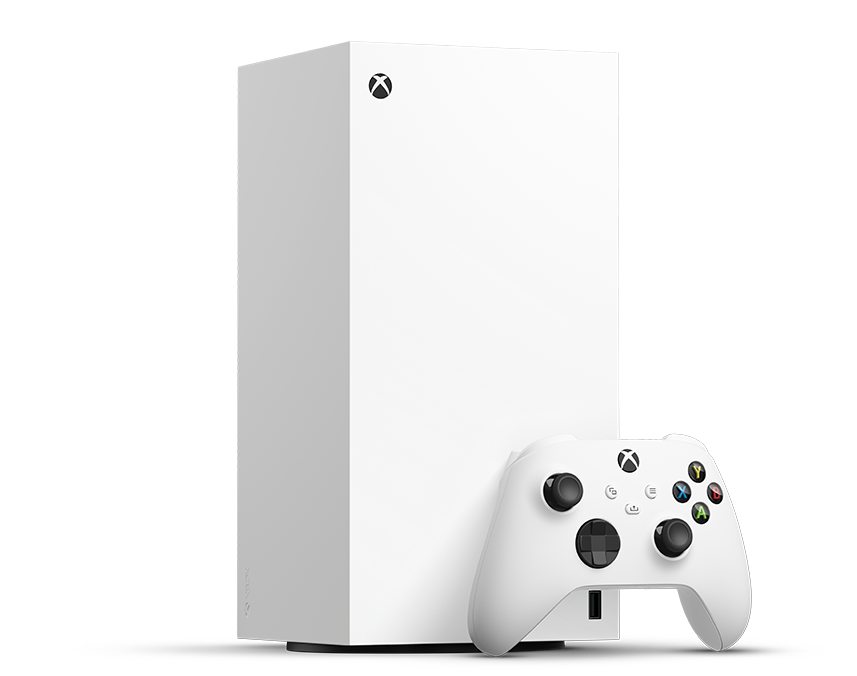 Xbox Series X – 1TB All-Digital Robot White with Xbox Wireless Controller – Robot White