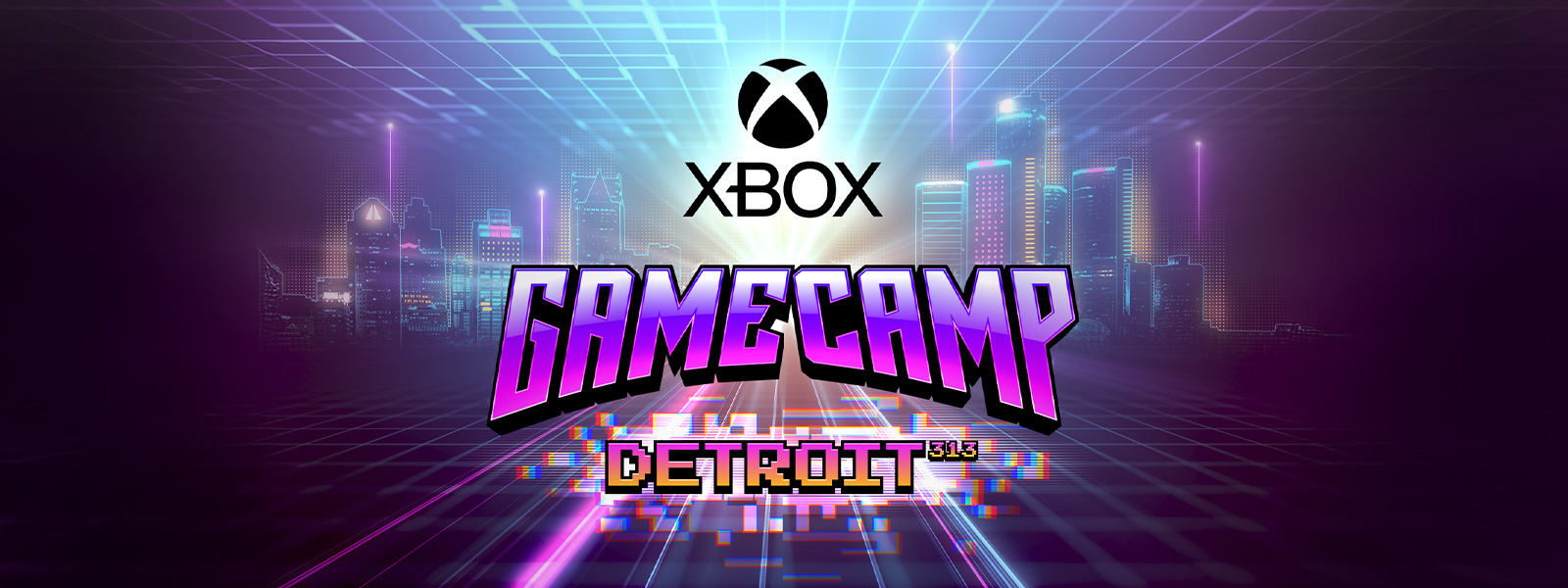 Xbox Game Camp Detroit 313 logo.