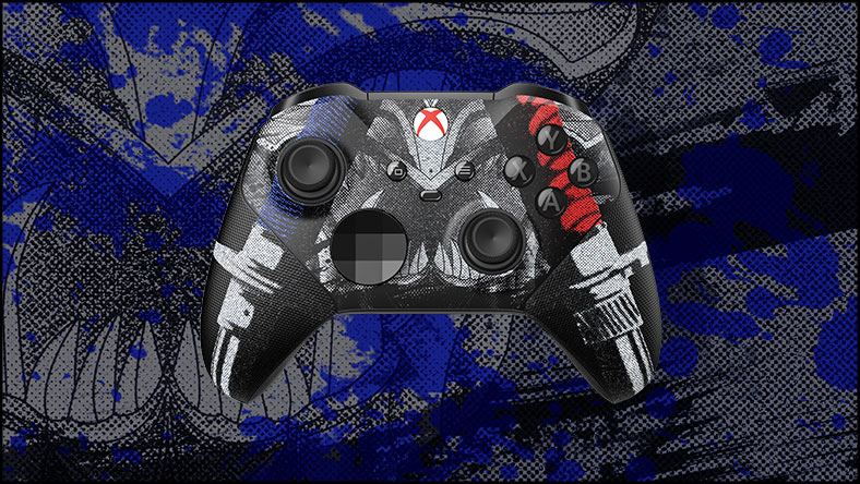 Vista frontale del Controller Wireless Elite per Xbox Series 2 - controller NINJA GAIDEN 4