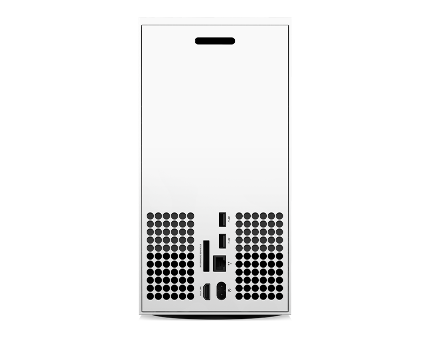 Panel posterior de la Xbox Series X: 1 TB todo digital Robot White