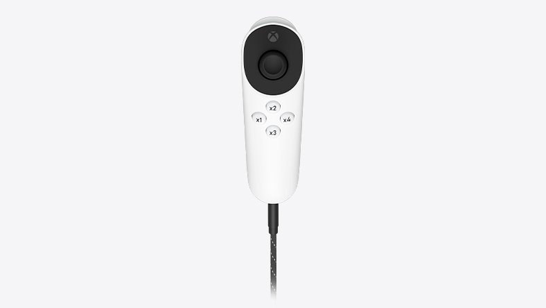 Front view of Xbox Adaptive Joystick