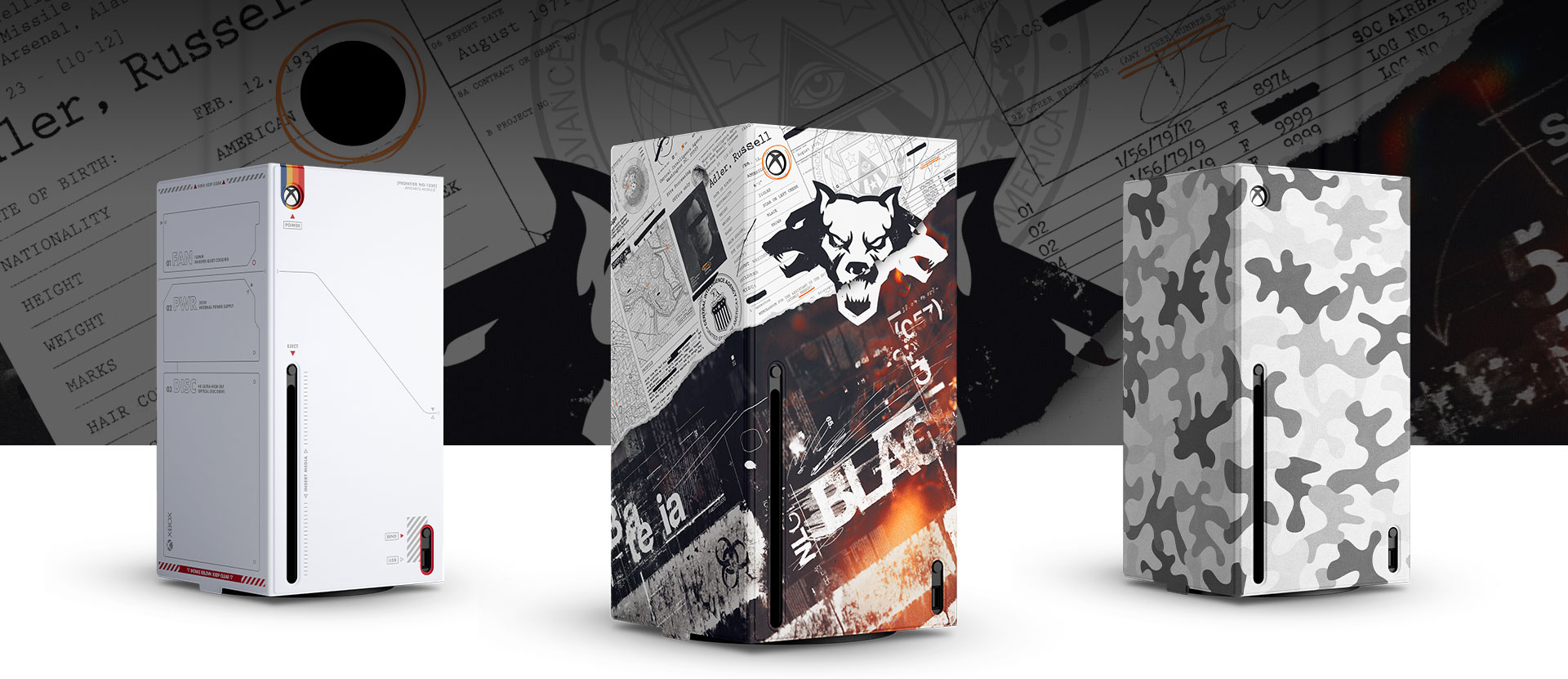 Xbox Series X Console Wrap in Call of Duty design