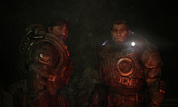 Marcus Fenix e Dominic 