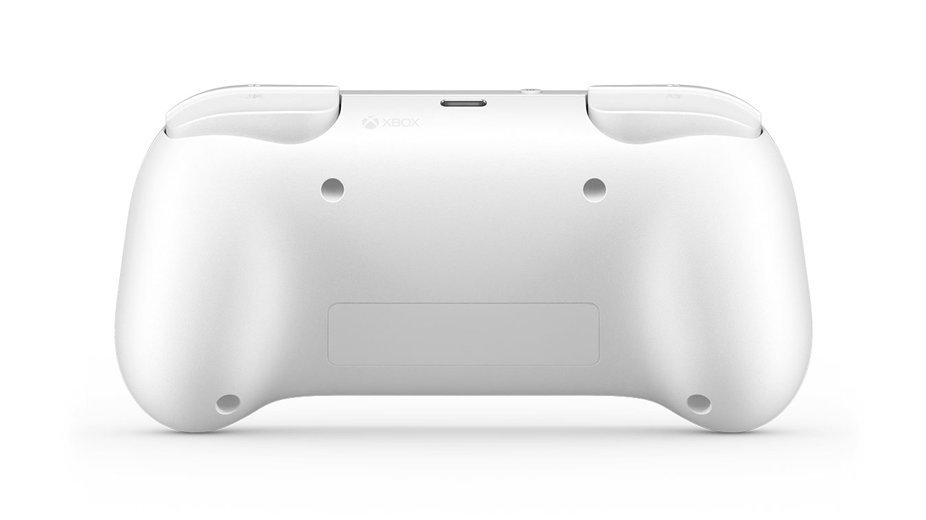 Vue de l’arrière de la manette Xbox Nano présentée par Microsoft