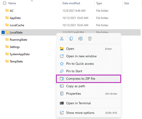 How to find your local state and temp files for support requests | Xbox ...