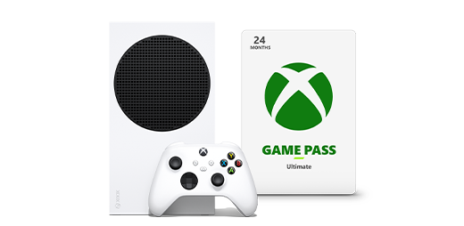 Xbox Series S con el Mando inalámbrico Xbox y la tarjeta Xbox Game Pass, con 24 meses de Game Pass Ultimate