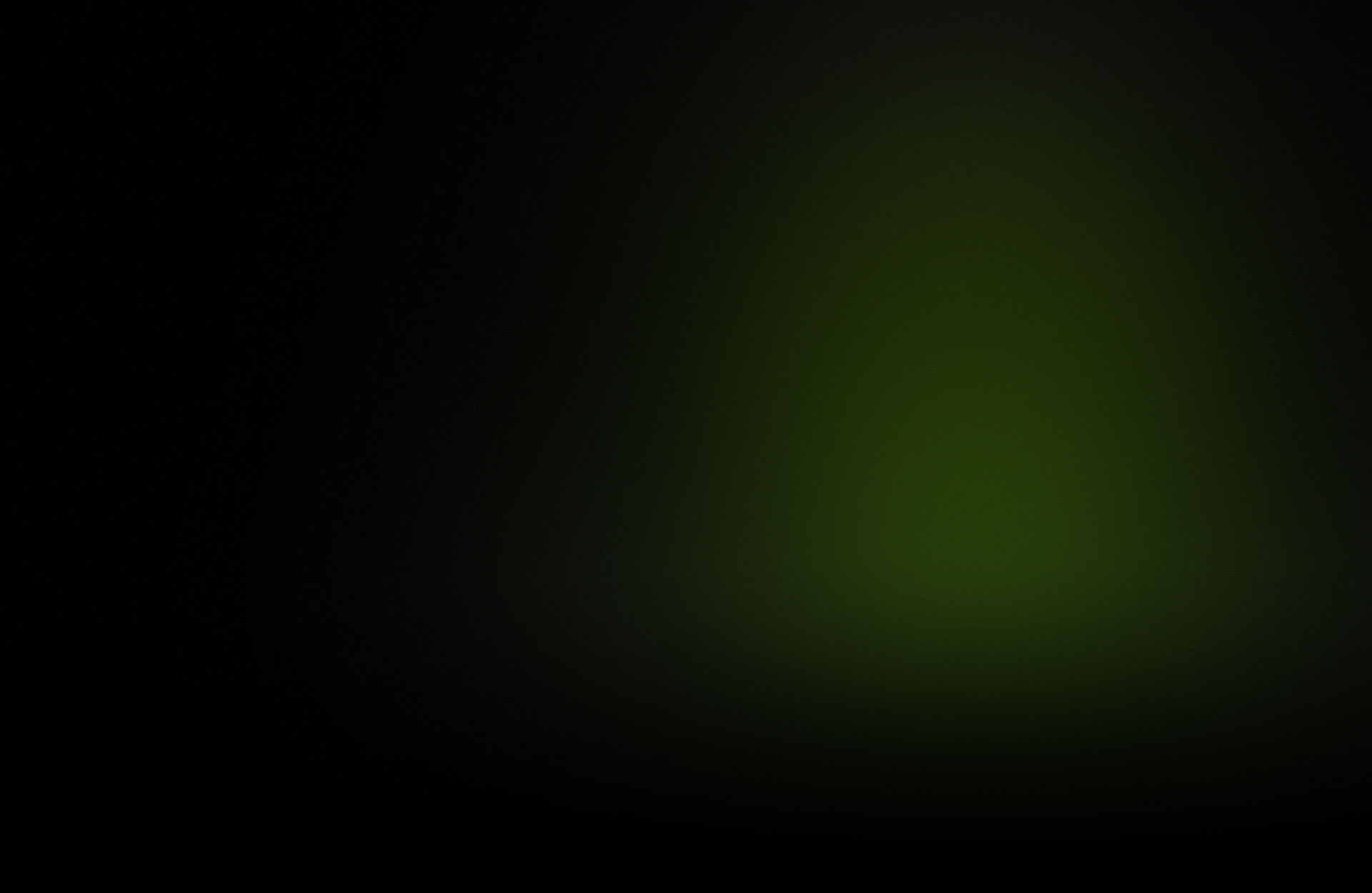 Faint OG Translucent green glow with console and controller in front