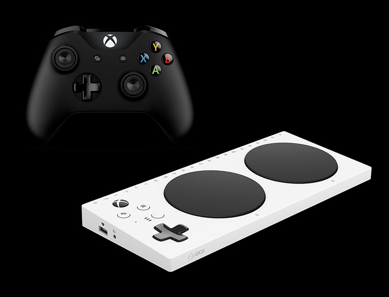 Manette sans fil Xbox One et manette adaptative Xbox