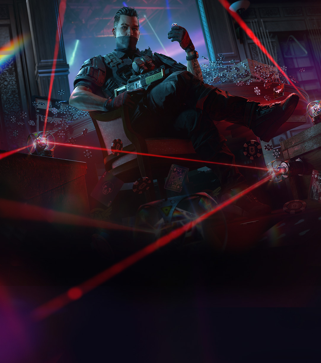 The new operator Denari sitting in the middle of a high security casino surrounded by piles of poker chips