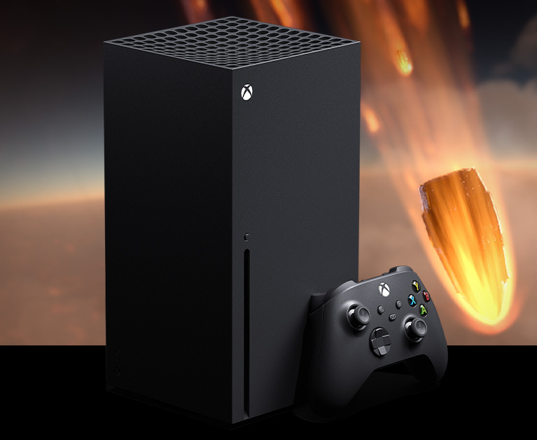 Xbox Series X console plus controller