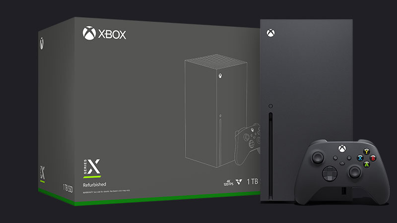 Consola y mando Xbox Series X reacondicionados