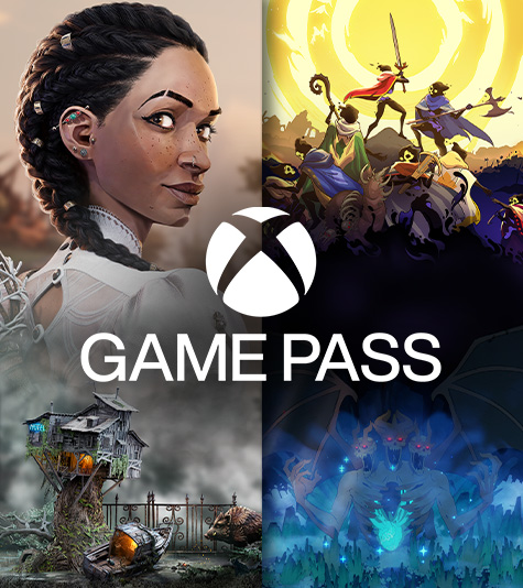 Multiple blades of game-art for different games available with Xbox Game Pass.