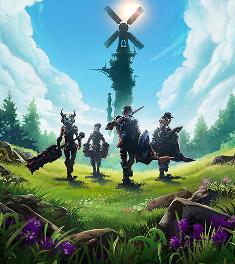 In the shadow of the Belfry, a tight knit crew strides proudly forward into the lush wilderness.