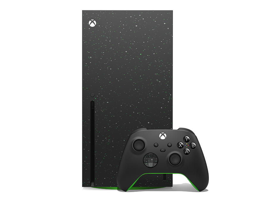 Xbox Series X - édition spéciale Galaxy Black 2 To avec manette sans fil Xbox édition spéciale Galaxy Black