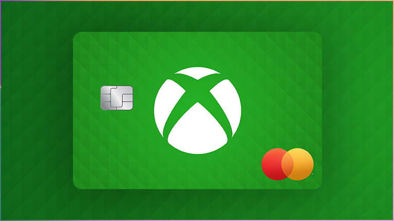 The green Xbox Mastercard